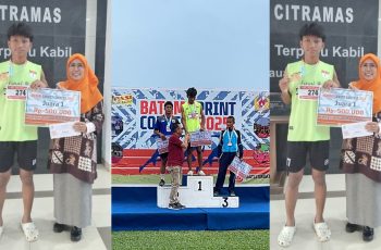Keimas, Siswa SMP Kartini 1 Batam, Raih Juara 1 Lari 80 Meter Putra PASI Batam Sprint Contest 2025